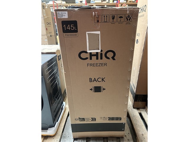 Vrijstaande vriezer 145 liter 5 lades chiq, fsd160d4e - afbeelding 2 van  3