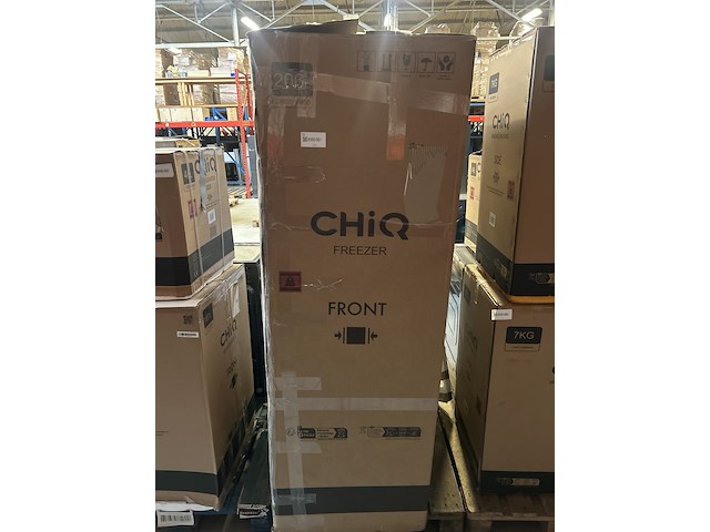 Vrijstaande vriezer 206 liter 6 lades chiq, csd206neid - afbeelding 2 van  4