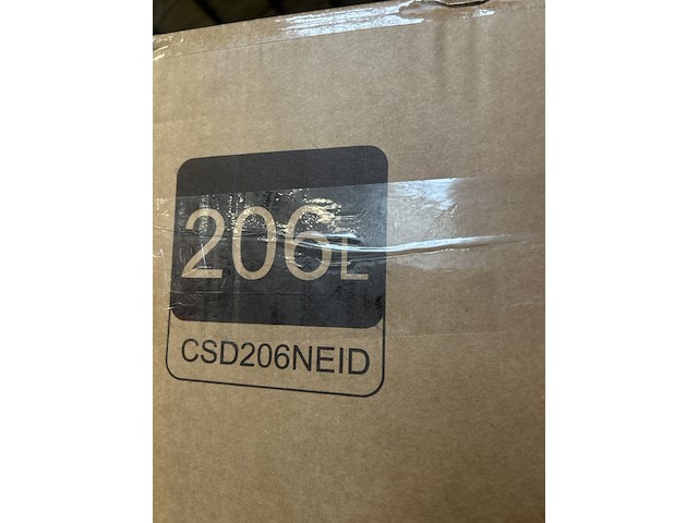 Vrijstaande vriezer 206 liter 6 lades chiq, csd206neid - afbeelding 4 van  4