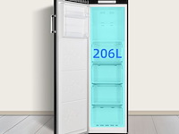 Vrijstaande vriezer 206 liter met led display chiq, csd206neid - afbeelding 2 van  3