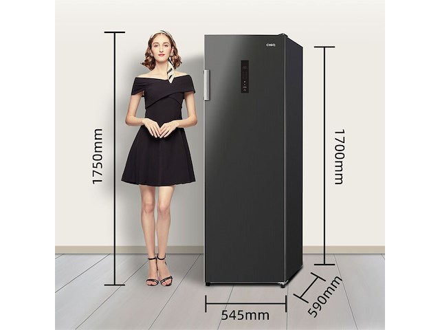 Vrijstaande vriezer 206 liter met led display chiq, csd206neid - afbeelding 2 van  9