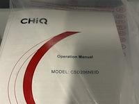 Vrijstaande vriezer 206 liter met led display chiq, csd206neid - afbeelding 8 van  9