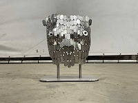 Vrouw buste in inox - afbeelding 1 van  2