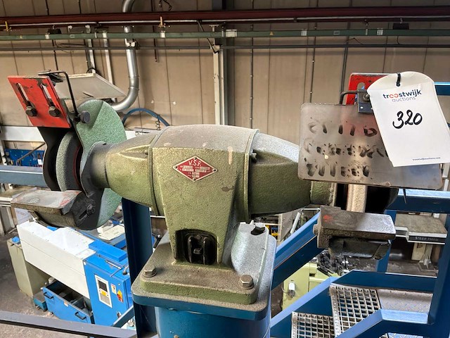 Vsf 200dr/s werkbankslijpmachine op kolom - afbeelding 1 van  3