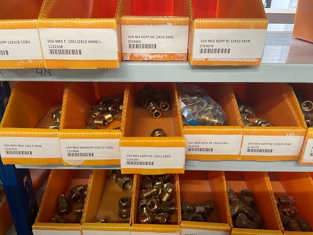 Vsh partij knelkoppelingen koper - afbeelding 1 van  1