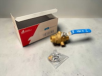 Vsh waterkogelkraan met aftap vlakdichtend mm g1 (2x) - afbeelding 1 van  1
