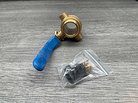 Vsh waterkogelkraan met aftap vlakdichtend - afbeelding 3 van  5