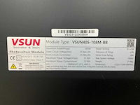 Vsun vsun405-108m-bb zonnepaneel (19x) - afbeelding 3 van  4