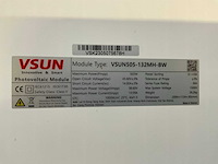 Vsun vsun505-132hn-bw zonnepaneel (9x) - afbeelding 4 van  5