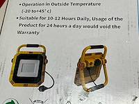 Vtac bouwlamp led (4x) - afbeelding 4 van  4