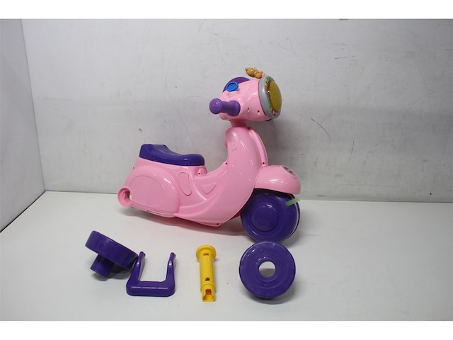 Vtech 2 in 1 loopscooter ombouwen tot driewieler speelgoed vanaf 1 jaar roze - afbeelding 5 van  6