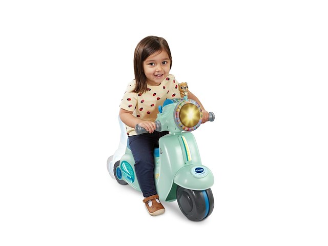 Vtech baby 2 in 1 loopscooter blauw - afbeelding 2 van  6