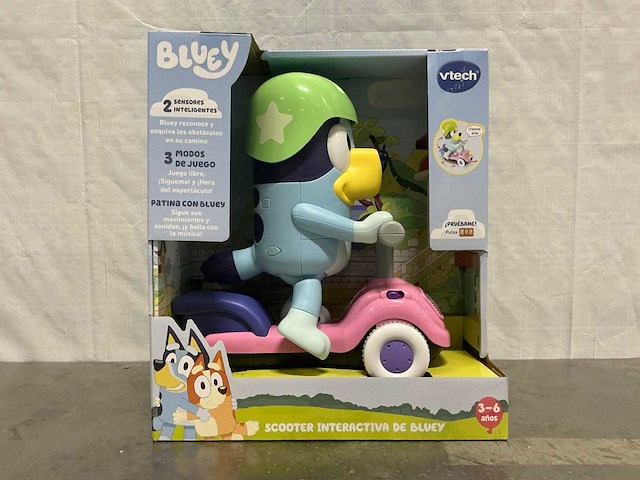 Vtech bluey moto scooter speelgoed (10x) - afbeelding 1 van  3