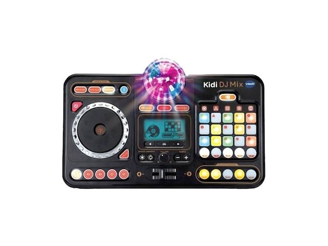 Vtech kidi dj mix 10-in-1 dj-mengpaneel met launchpad, jog-wheel en vele effecten - afbeelding 1 van  4