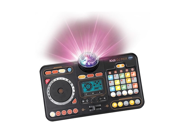 Vtech kidi dj mix 10-in-1 dj-mengpaneel met launchpad, jog-wheel en vele effecten - afbeelding 2 van  4