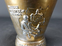 Vtg metal william proctor jr. rx secundum artem schering vijzel en stamper - afbeelding 2 van  5