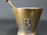 Vtg metal william proctor jr. rx secundum artem schering vijzel en stamper - afbeelding 3 van  5