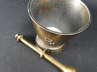 Vtg metal william proctor jr. rx secundum artem schering vijzel en stamper - afbeelding 4 van  5