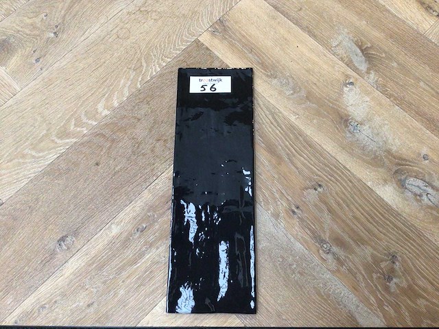 Vtwonen mediterranea antraciet glans wandtegel 13,2x40 cm 30 m² - afbeelding 1 van  6