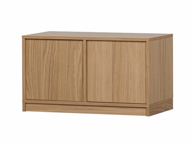 Vtwonen modulair base cabinet h44x77x40cm natural matt oak veneer - afbeelding 1 van  3