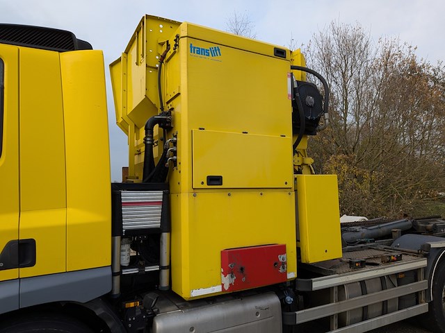 Vuilniswagen, daf, cf 290 fan, 2014, met zijlader en afzetsysteem - afbeelding 3 van  33