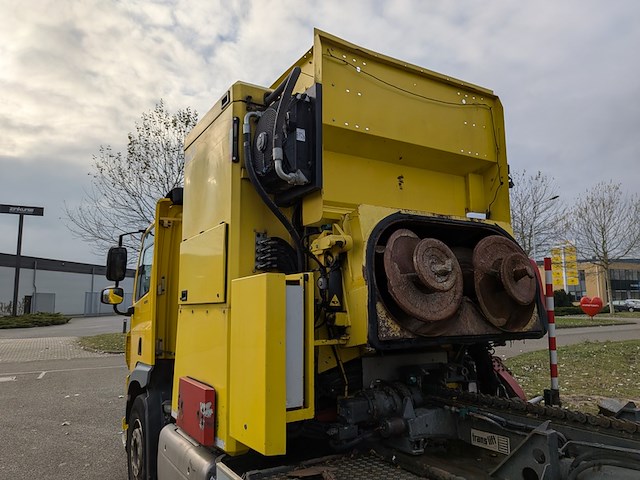 Vuilniswagen, daf, cf 290 fan, 2014, met zijlader en afzetsysteem - afbeelding 4 van  33