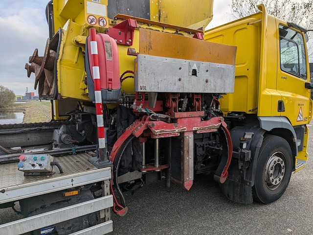 Vuilniswagen, daf, cf 290 fan, 2014, met zijlader en afzetsysteem - afbeelding 11 van  33