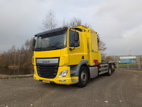 Vuilniswagen, daf, cf 290 fan, 2014, met zijlader en afzetsysteem - afbeelding 1 van  33