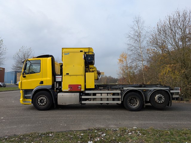 Vuilniswagen, daf, cf 290 fan, 2014, met zijlader en afzetsysteem - afbeelding 12 van  33