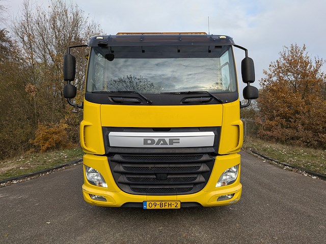 Vuilniswagen, daf, cf 290 fan, 2014, met zijlader en afzetsysteem - afbeelding 32 van  33