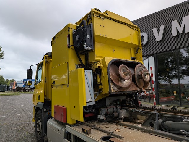 Vuilniswagen, daf, cf 290 fan, 2016, met zijlader, vdl ies-flex - afbeelding 6 van  40