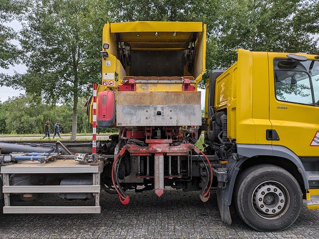 Vuilniswagen, daf, cf 290 fan, 2016, met zijlader, vdl ies-flex - afbeelding 11 van  40