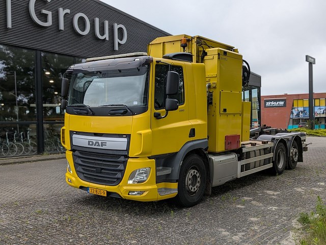 Vuilniswagen, daf, cf 290 fan, 2016, met zijlader, vdl ies-flex - afbeelding 23 van  40