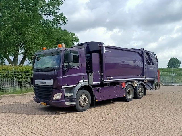 Vuilniswagen, daf, cf 290 fan achterlader geesinknorba gpm iv 18h25, 2015 - afbeelding 1 van  36