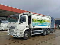Vuilniswagen, daf, cf 290 fan achterlader geesinknorba gpm iv 22h25 split lift, 2015