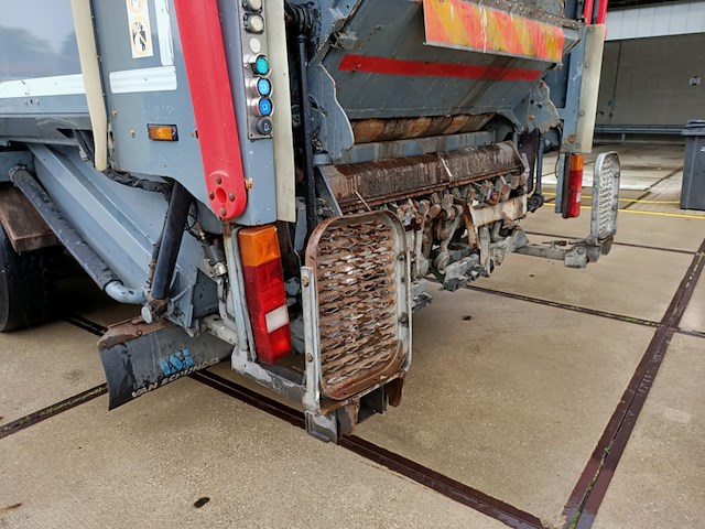 Vuilniswagen, daf, cf 290 fan achterlader geesinknorba gpm iv 22h25 split lift, 2015 - afbeelding 20 van  28