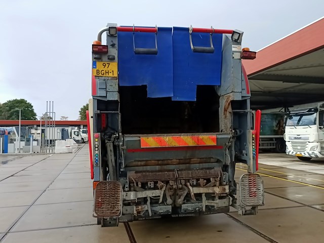 Vuilniswagen, daf, cf 290 fan achterlader geesinknorba gpm iv 22h25 split lift, 2015 - afbeelding 10 van  28