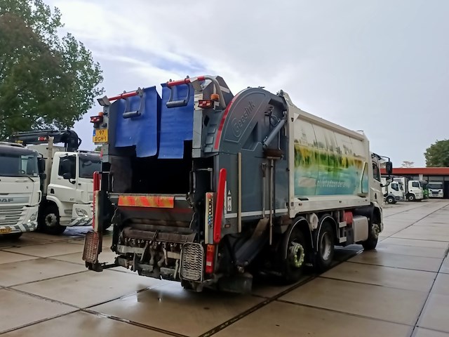 Vuilniswagen, daf, cf 290 fan achterlader geesinknorba gpm iv 22h25 split lift, 2015 - afbeelding 4 van  28
