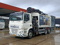 Vuilniswagen, daf, cf 290 fan bovenlader kraan hiab xs 211w, 2017 - afbeelding 8 van  32