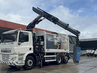 Vuilniswagen, daf, cf 290 fan bovenlader kraan hiab xs 211w, 2017 - afbeelding 14 van  32