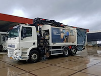 Vuilniswagen, daf, cf 290 fan bovenlader kraan hiab xs 211w, 2017 - afbeelding 3 van  32
