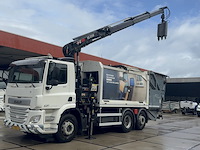 Vuilniswagen, daf, cf 290 fan bovenlader kraan hiab xs 211w, 2017 - afbeelding 18 van  32