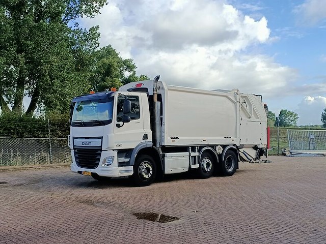 Vuilniswagen, daf, cf290 fag 6x2 achter geesinknorba, 2015 - afbeelding 1 van  29