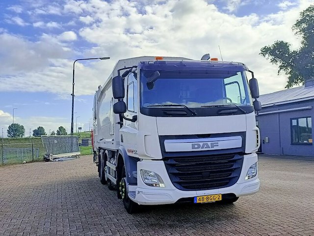 Vuilniswagen, daf, cf290 fag 6x2 achter geesinknorba, 2015 - afbeelding 27 van  29