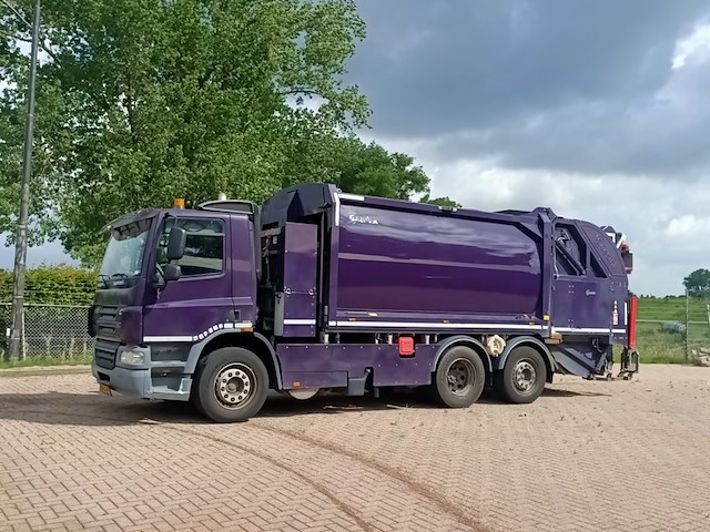 Vuilniswagen, daf, fan cf75 eev achterlader geesink gpm iv 18h25, 2010 - afbeelding 12 van  35