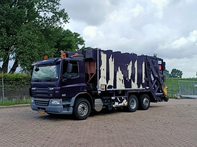 Vuilniswagen, daf, fan cf75.250 achterlader, 2010 - afbeelding 1 van  39