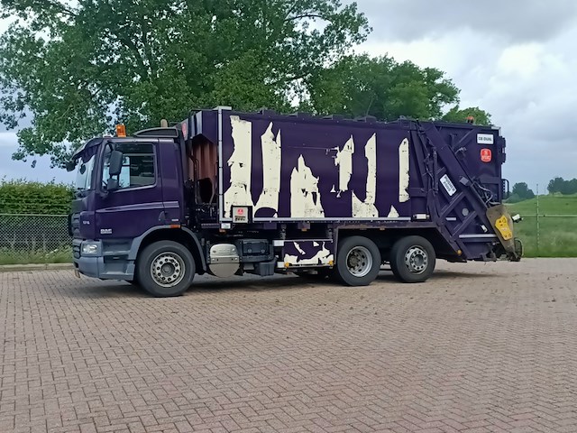Vuilniswagen, daf, fan cf75.250 achterlader, 2010 - afbeelding 12 van  39