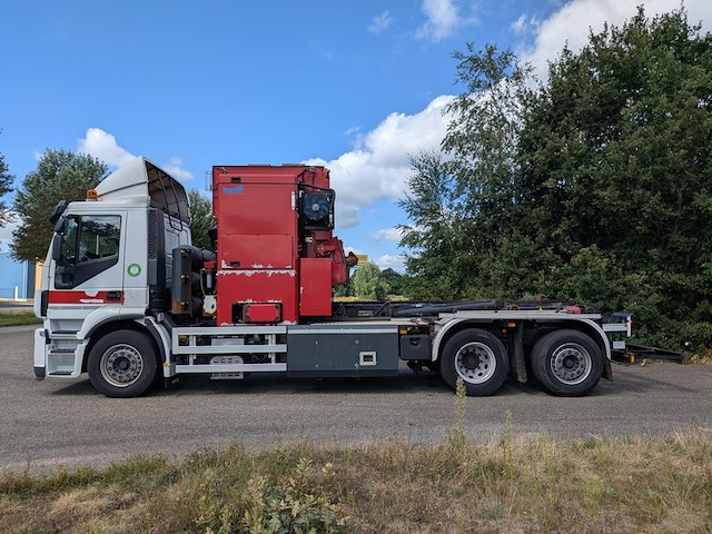 Vuilniswagen, iveco, ad260sy/ps cng, 2016, met zijlader, vdl translift ies-emaxx - afbeelding 12 van  40