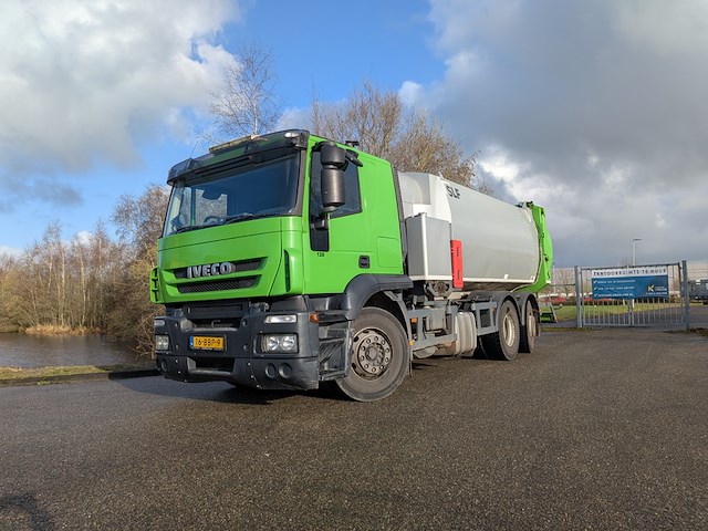 Vuilniswagen, iveco, at260sy/ps, 2013, met zijlader, haller slf 22m³ - afbeelding 1 van  49