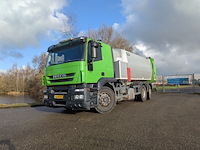 Vuilniswagen, iveco, at260sy/ps, 2013, met zijlader, haller slf 22m³